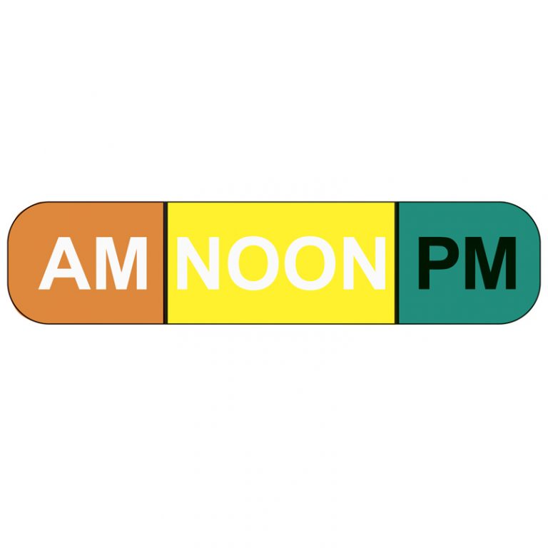 am-noon-pm-label-distinctive-medical